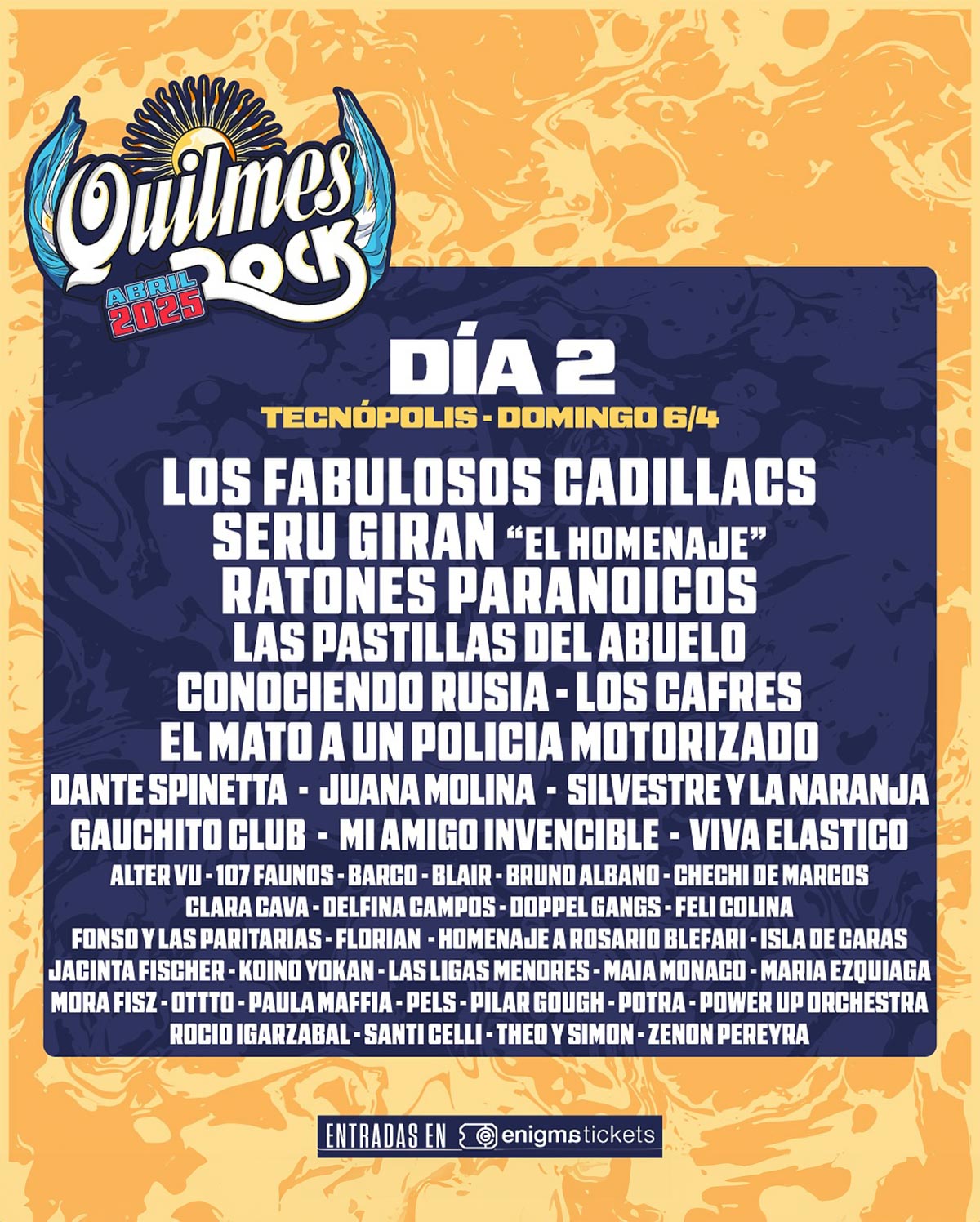 Entradas Quilmes Rock - DIA 2